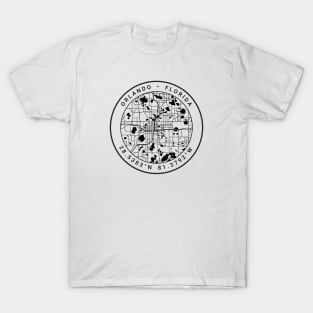 Orlando Map T-Shirt